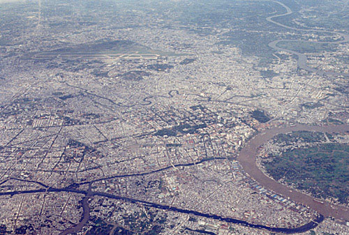 City view from my plane