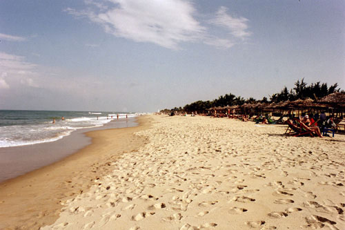 Ocean beach at Hoi An